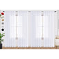 SpaceDresser Sheer Voile Curtains for Living Room 84 Inch Long 2 Panels