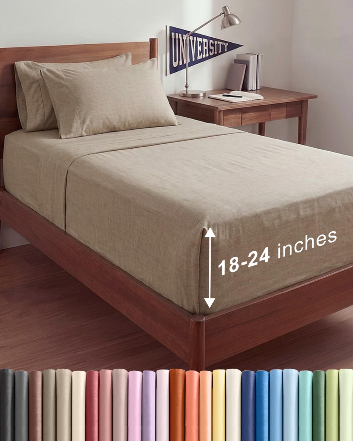 CGK Extra Deep King Sheet Set - 6pc Cooling Sheets - White