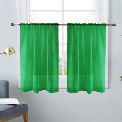 SpaceDresser Sheer Voile Curtains for Living Room 84 Inch Long 2 Panels