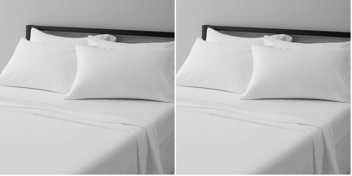 Amazon Basics Lightweight Super Soft Easy Care Breathable Microfiber 4 Piece Bed Sheets Set with 14-Inch Deep Pockets, Full, Navy Blue, Solid