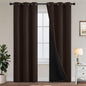Yakamok Emerald Green Blackout Curtains 84 inches for Living Room, 52" Wide