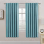H.VERSAILTEX Blackout Curtains Thermal Insulated Window Treatment Panels Room Darkening Blackout Drapes for Living Room Back Tab/Rod Pocket Bedroom Draperies, 52 x 84 Inch, Light Sage, 2 Panels
