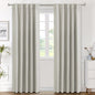 H.VERSAILTEX Blackout Curtains Thermal Insulated Window Treatment Panels Room Darkening Blackout Drapes for Living Room Back Tab/Rod Pocket Bedroom Draperies, 52 x 84 Inch, Light Sage, 2 Panels