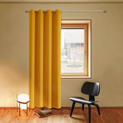 ChrisDowa Blackout Curtains Door Curtain for Doorway Privacy Closet Drapes