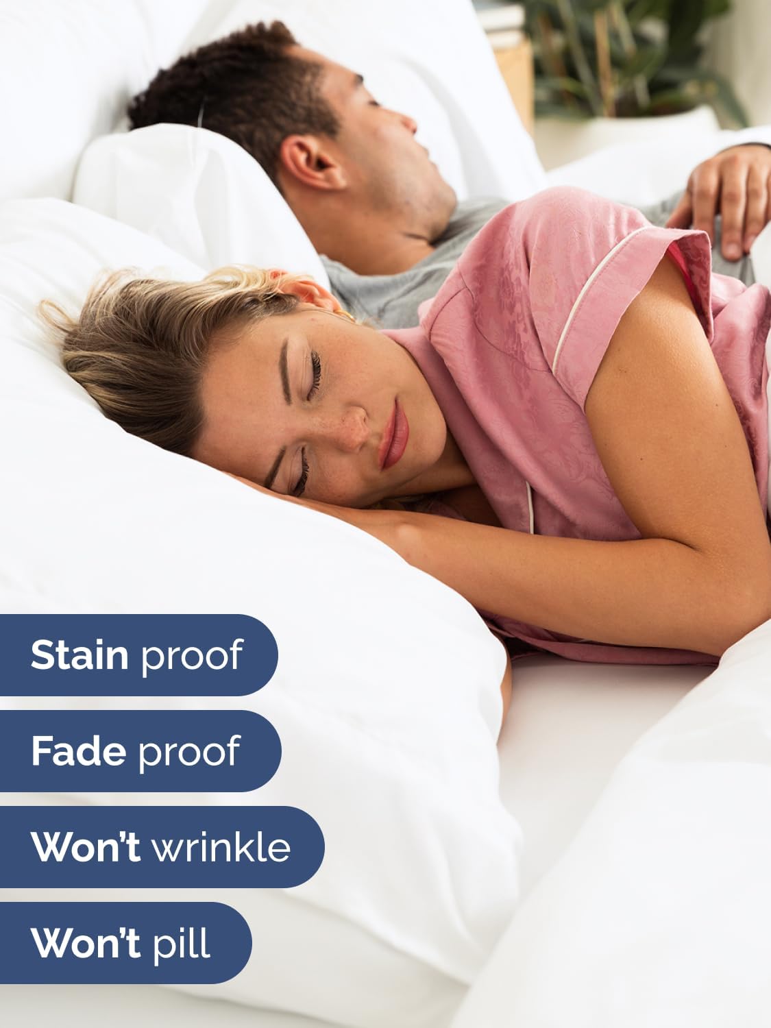 CGK Extra Deep King Sheet Set - 6pc Cooling Sheets - White
