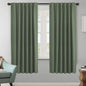 H.VERSAILTEX Blackout Curtains Thermal Insulated Window Treatment Panels Room Darkening Blackout Drapes for Living Room Back Tab/Rod Pocket Bedroom Draperies, 52 x 84 Inch, Light Sage, 2 Panels