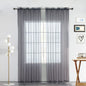 SpaceDresser Sheer Voile Curtains for Living Room 84 Inch Long 2 Panels