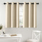 MIULEE Blackout Curtains for Bedroom 2 Panels 40 x 84 Inch Long Black