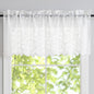 ALIGOGO Short White Lace Kitchen Curtains 36 Length 2 Panels W26 x L36 Inch