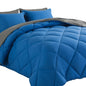 Cosybay 7pcs Reversible Comforter Set Full Down Alternative Bedding Sets