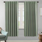 H.VERSAILTEX Blackout Curtains Thermal Insulated Window Treatment Panels Room Darkening Blackout Drapes for Living Room Back Tab/Rod Pocket Bedroom Draperies, 52 x 84 Inch, Light Sage, 2 Panels