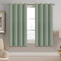 H.VERSAILTEX 100% Blackout Curtains for Bedroom Black Out Curtains 96 inch Thermal Insulated Long Blackout Curtains for Living Room, Energy Saving Curtains for Patio Door Grommet (1 Panel, Jet Black)