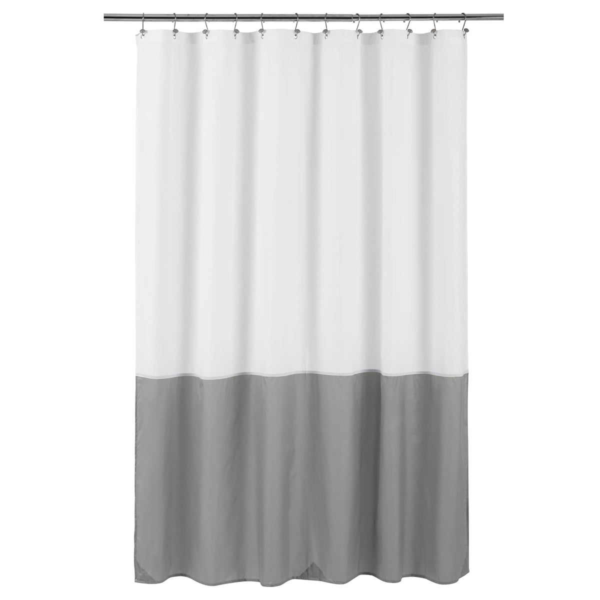 ALYVIA SPRING Waterproof Fabric Shower Curtain or Liner White, 72x72