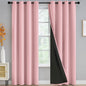 Yakamok Emerald Green Blackout Curtains 84 inches for Living Room, 52" Wide