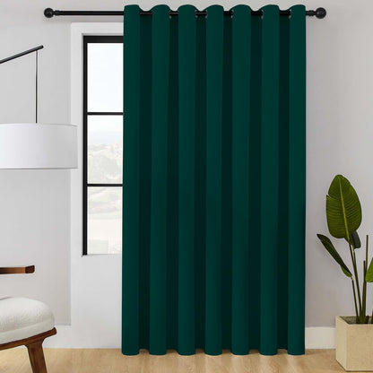 ChrisDowa Blackout Curtains Door Curtain for Doorway Privacy Closet Drapes