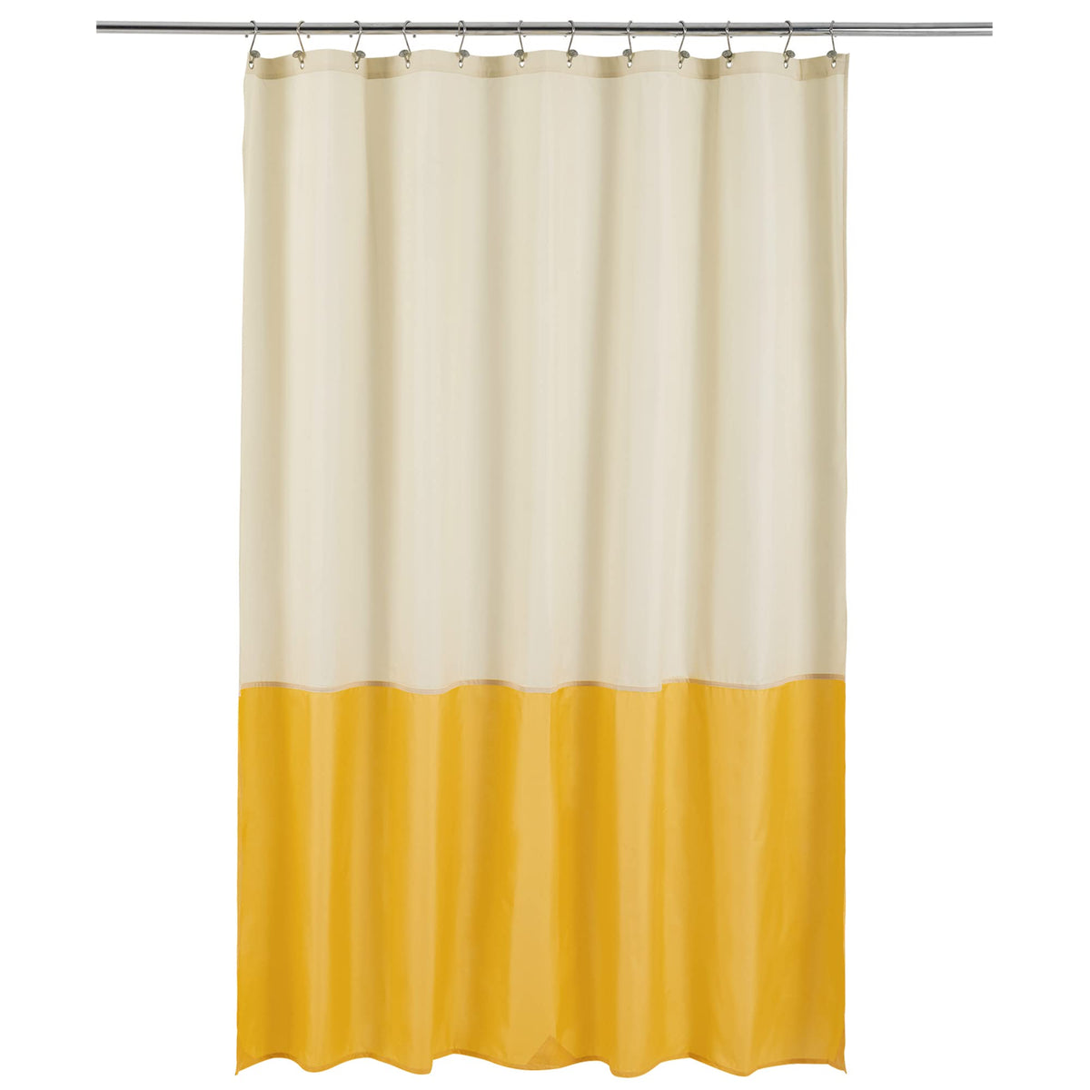 ALYVIA SPRING Waterproof Fabric Shower Curtain or Liner White, 72x72