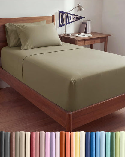 CGK Extra Deep King Sheet Set - 6pc Cooling Sheets - White