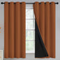 Yakamok Emerald Green Blackout Curtains 84 inches for Living Room, 52" Wide