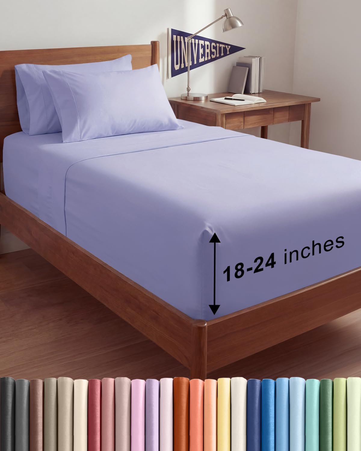 CGK Extra Deep King Sheet Set - 6pc Cooling Sheets - White