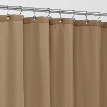 ALYVIA SPRING Waterproof Fabric Shower Curtain or Liner White, 72x72