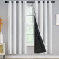Yakamok Emerald Green Blackout Curtains 84 inches for Living Room, 52" Wide