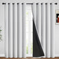 Yakamok Emerald Green Blackout Curtains 84 inches for Living Room, 52" Wide