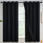 Yakamok Emerald Green Blackout Curtains 84 inches for Living Room, 52" Wide