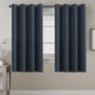 H.VERSAILTEX 100% Blackout Curtains for Bedroom Black Out Curtains 96 inch Thermal Insulated Long Blackout Curtains for Living Room, Energy Saving Curtains for Patio Door Grommet (1 Panel, Jet Black)