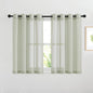 NICETOWN Semi Sheer Linen Ivory Curtains for Bedroom, W52xL84, 2 Panels