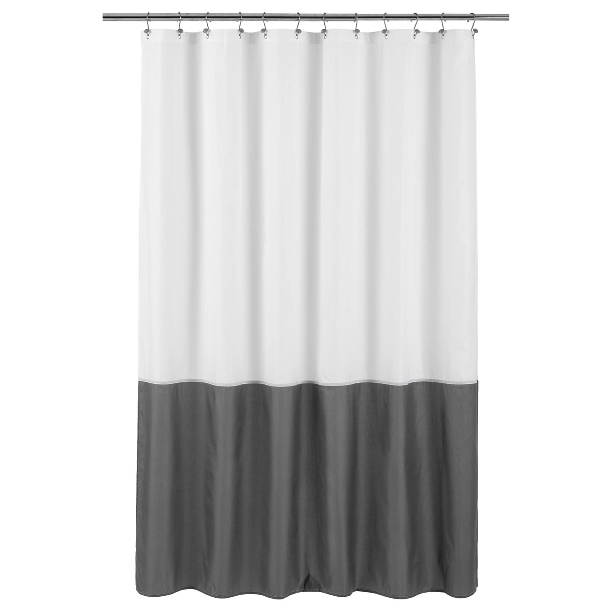 ALYVIA SPRING Waterproof Fabric Shower Curtain or Liner White, 72x72