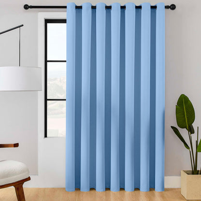 ChrisDowa Blackout Curtains Door Curtain for Doorway Privacy Closet Drapes