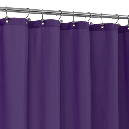 ALYVIA SPRING Waterproof Fabric Shower Curtain or Liner White, 72x72