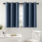 MIULEE Blackout Curtains for Bedroom 2 Panels 40 x 84 Inch Long Black