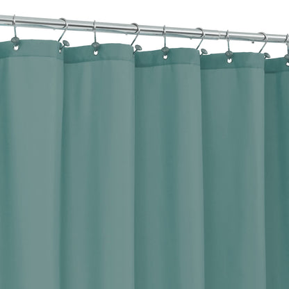 ALYVIA SPRING Waterproof Fabric Shower Curtain or Liner White, 72x72