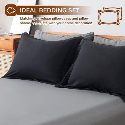 Cosybay 7pcs Reversible Comforter Set Full Down Alternative Bedding Sets