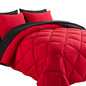 Cosybay 7pcs Reversible Comforter Set Full Down Alternative Bedding Sets