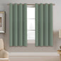 H.VERSAILTEX 100% Blackout Curtains for Bedroom Black Out Curtains 96 inch Thermal Insulated Long Blackout Curtains for Living Room, Energy Saving Curtains for Patio Door Grommet (1 Panel, Jet Black)