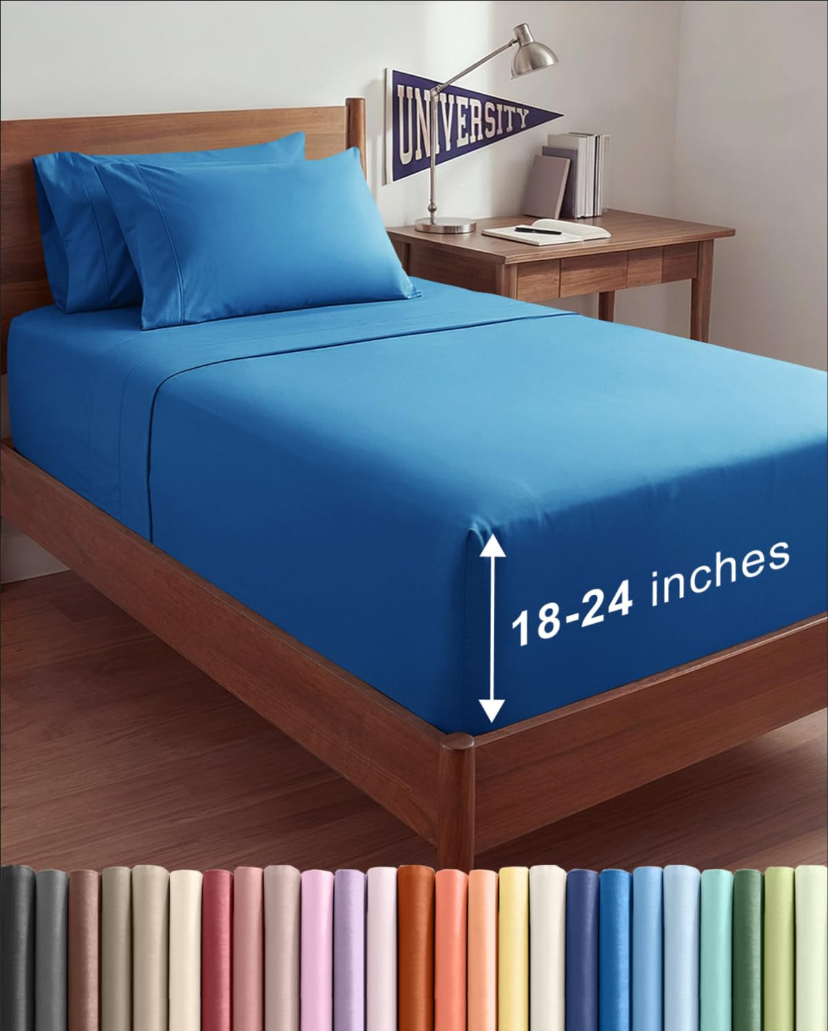 CGK Extra Deep King Sheet Set - 6pc Cooling Sheets - White
