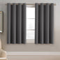 H.VERSAILTEX 100% Blackout Curtains for Bedroom Black Out Curtains 96 inch Thermal Insulated Long Blackout Curtains for Living Room, Energy Saving Curtains for Patio Door Grommet (1 Panel, Jet Black)