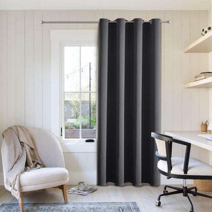 ChrisDowa Blackout Curtains Door Curtain for Doorway Privacy Closet Drapes