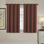 H.VERSAILTEX 100% Blackout Curtains for Bedroom Black Out Curtains 96 inch Thermal Insulated Long Blackout Curtains for Living Room, Energy Saving Curtains for Patio Door Grommet (1 Panel, Jet Black)