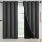 Yakamok Emerald Green Blackout Curtains 84 inches for Living Room, 52" Wide
