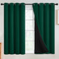 SimpleHome Cream 100% Blackout Curtains Room Darkening Living Room 84 Inch
