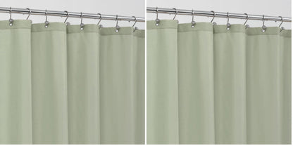 ALYVIA SPRING Waterproof Fabric Shower Curtain or Liner White, 72x72