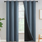 Yakamok Emerald Green Blackout Curtains 84 inches for Living Room, 52" Wide