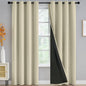 Yakamok Emerald Green Blackout Curtains 84 inches for Living Room, 52" Wide