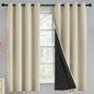Yakamok Emerald Green Blackout Curtains 84 inches for Living Room, 52" Wide