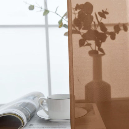SpaceDresser Sheer Voile Curtains for Living Room 84 Inch Long 2 Panels