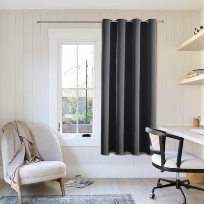 ChrisDowa Blackout Curtains Door Curtain for Doorway Privacy Closet Drapes