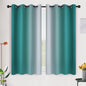 SimpleHome Ombre Black to Grey White Curtains for Living Room 52Wx84L